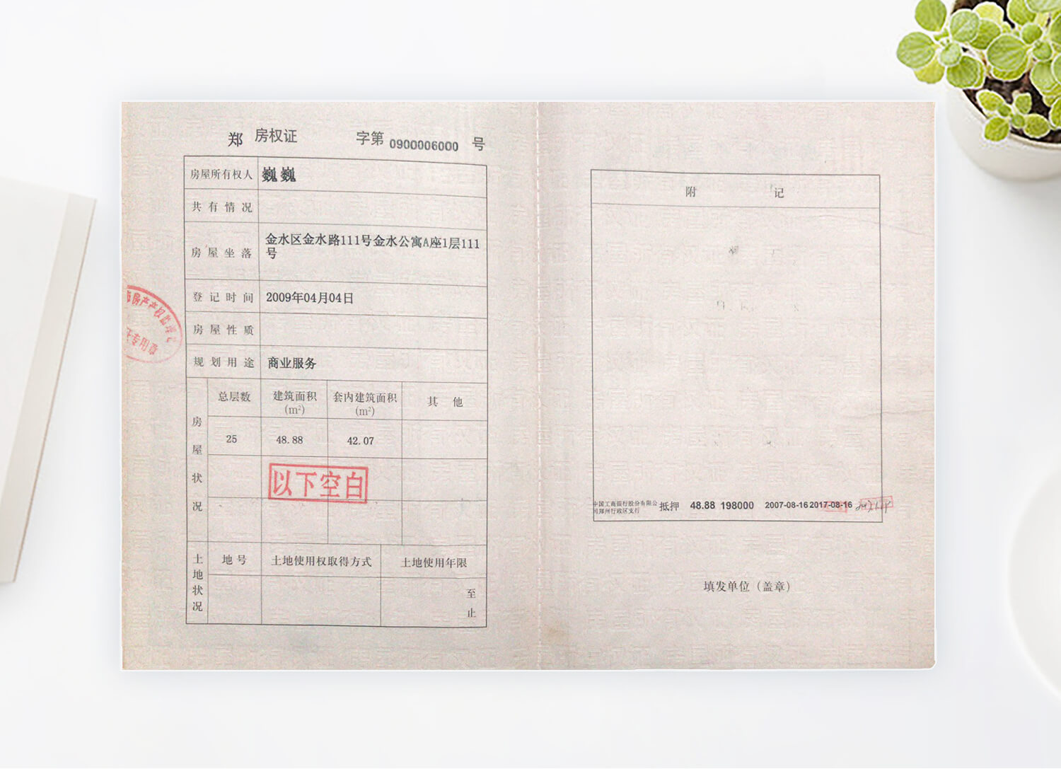 护照通行证样本
